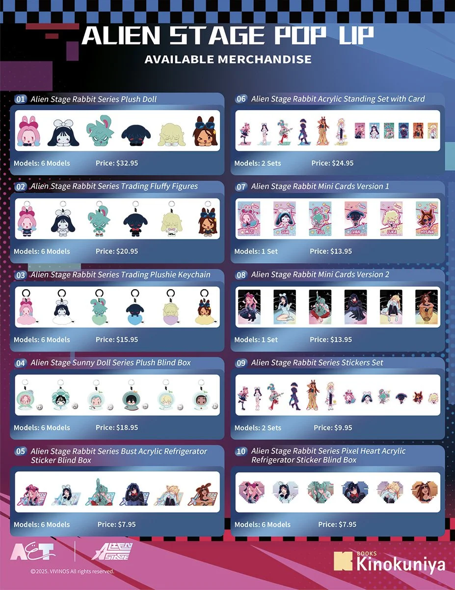 Alien Stage Pop-Up Shop — Kinokuniya USA